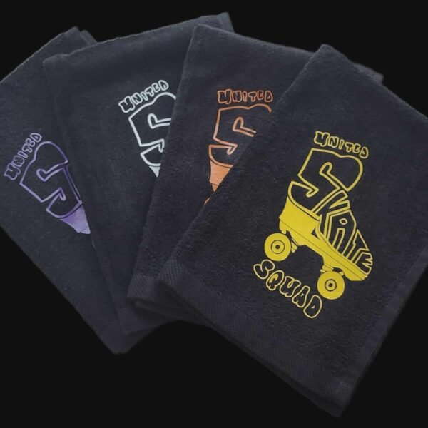 United Sk8 Squad Black Towels (Collection of 4)