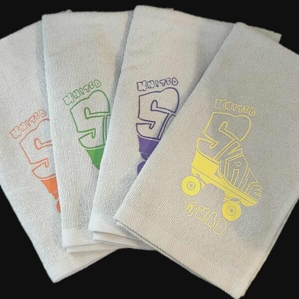 United Sk8 Squad White Towels (Collection of 4)